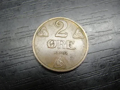 фото, 2 оре Норвегія 1939