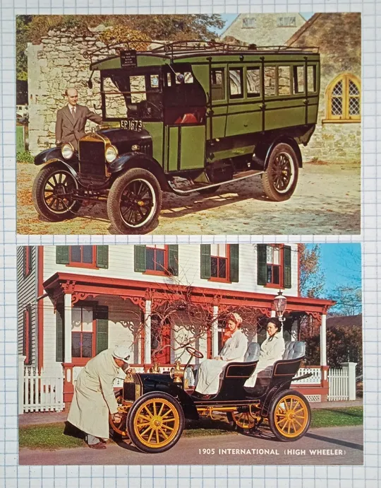 Поштові картки Ретроавто 2 шт. зі спецпогашенням 19.09.1967 Німеччина Fa Ціна