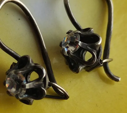 Серьги серебро 925 СССР, звезда, интересные dv952 Де купити