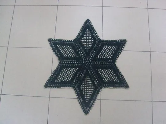 салфетка вязаная крючком звезда давида №16 З аукціону
