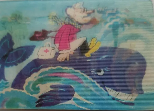 Купити Календарик переливной Айболит спешит на помощь ,СССР  tk824