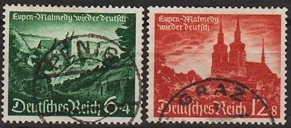 фото, 1940 - Рейх - Ейпен і Малмеді Mi.748-49  _7.50 €