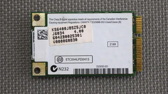 Купити Wi-Fi модуль для ноутбуков Intel WM3945ABG MOW1 802.11a/b/g mini PCI-E card