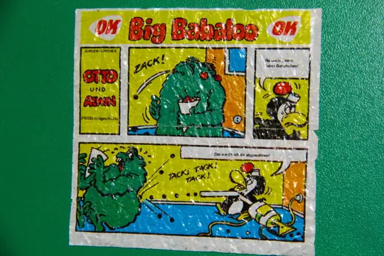 Купити ВКЛАДИШ ЕТИКЕТКА ВІД ЖУВАЛЬНОЇ ГУМКИ вкладыш OK Big Babaloo OTTO und ALWIN