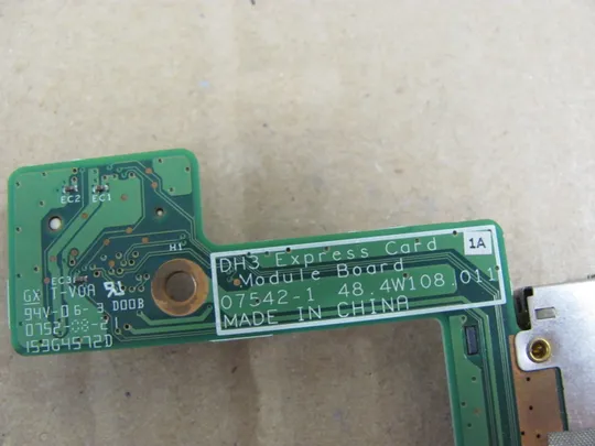 367-55 плата  Express Card Reader 48.4W108.011 для Dell XPS M1530 PP28L оригінал Продаж