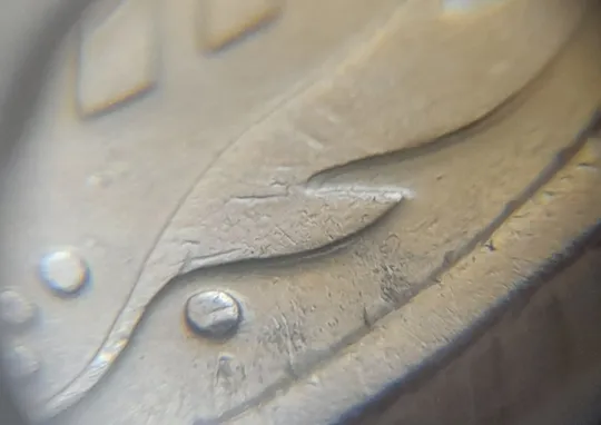 (5082) 50 копійок 1992 1ААк зминання елементів зображення на реверсі (50 копеек 1992 1ААк брак) Продаж