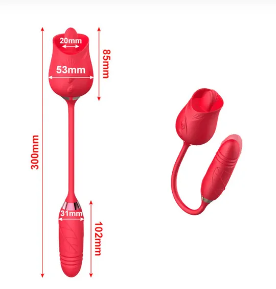 2 в 1 Автоматический выдвижной розовый клитор сосательный вибратор вагинальный сосок Ціна