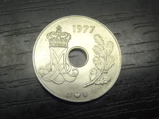 25 оре Данія 1977 Ціна