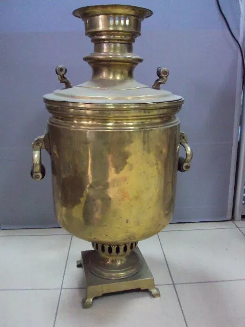 Самовар трактирный банка Баташевы Тула большой высота 69 см, диаметр 32 см №13936 Продаж