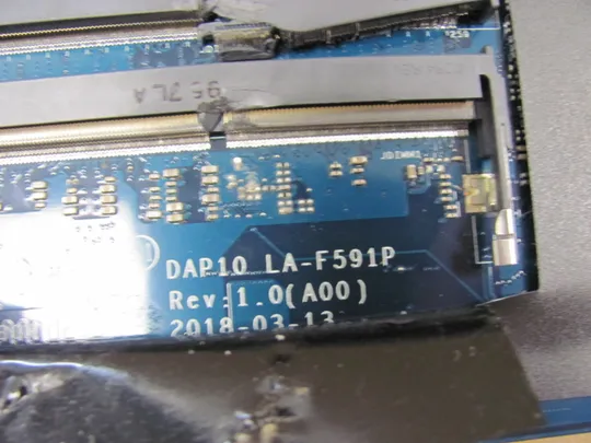 843-16 материнська плата SR3Z1  i5-8400H DAP10 LA-F591P для Dell Precision 7530 7540 M7540  оригінал Продаж