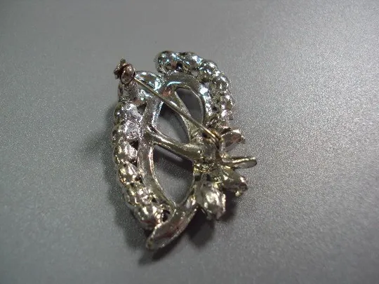 брошка брошь бижутерия 4,5 см (нет несколько камушков) №10 Недорого