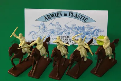 фото, АРАБСЬКІ ВОЇНИ араби на конях Armies in Plastic 54мм ПОВНИЙ НАБІР