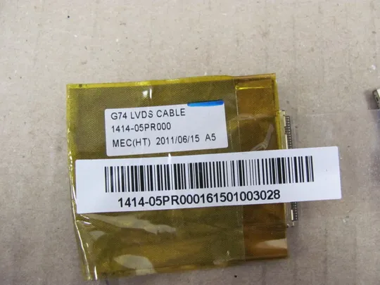 номер0105-12 шлейф матриці 1414-05PR000  для ASUS G74S G74 G74SX оригінал З аукціону