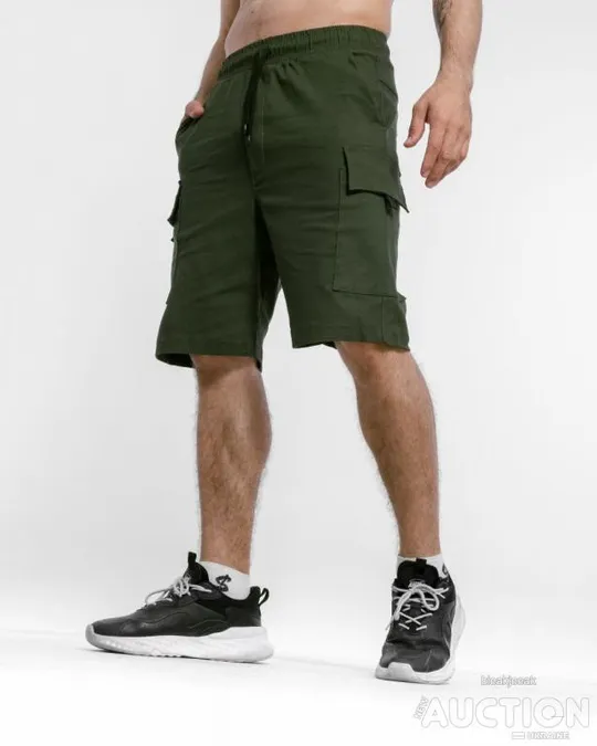 Чоловічі шорти карго "Сhornobayivka" колір хакі Продаж