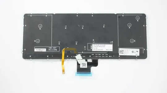 Клавіатура для ноутбука DELL (XPS: 15 9530, Precision: M3800) rus, black, без фрейма, підсвічування клавіш Ціна