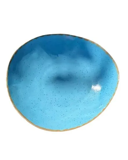 Тарелка для завтрака Декор Керамика Freedom Blue FB-0700 700 мл голубая Ціна