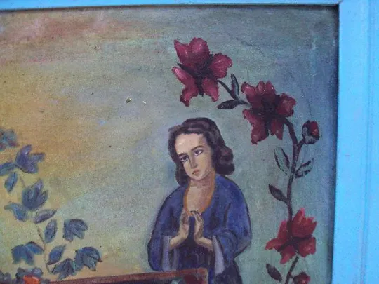 Купити Картина икона Иисус Христос во гробе Мёртвый Христос в гробу, холст масло №11678