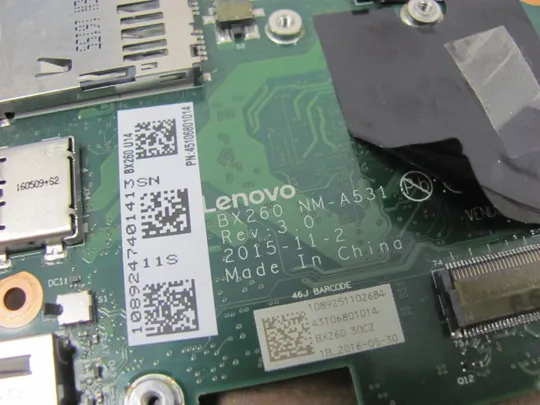 873-20 материнська плата BX260 NM-A531   для Lenovo Thinkpad X260 оригінал Характеристики