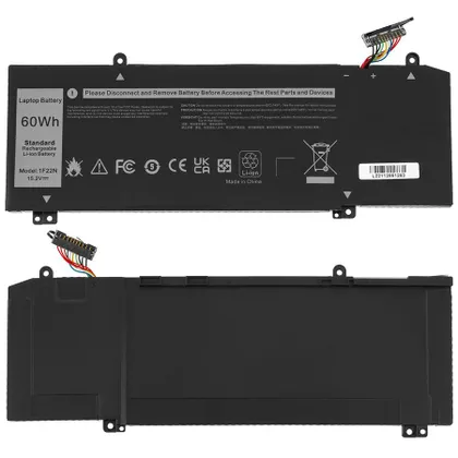 фото, Батарея для ноутбука DELL 1F22N (Alienware M17 series) 15.2V 3750mAh 60Wh Black