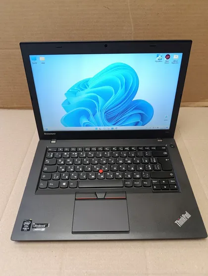 фото, 1713 Lenovo ThinkPad T450 14" HD i5 5300u 2,3Ghz / 8Gb / 128ssd / WebCam / 2 акмулятора  + БЖ
