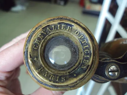 Бинокль с компасом Chevalier Opticien Paris Париж 11,5 х 8,8 см, диаметр 4,5 см (№900) Інтернет-аукціон