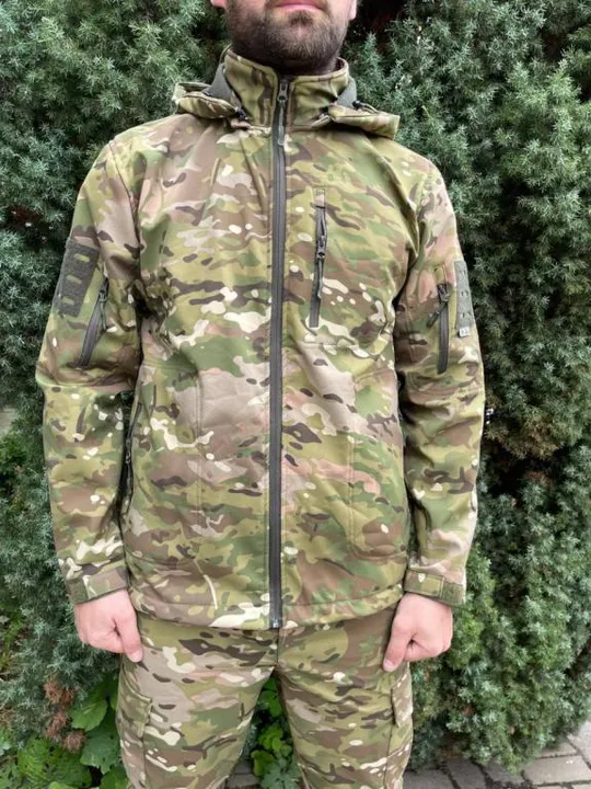 Куртка мужская тактическая на флисе Мультикам Турция ВСУ (ЗСУ) 8818 XXXL хаки Ціна