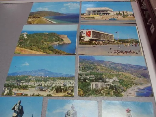 открытка набор алушта 1976 сльозко 10 шт №10005 Де купити