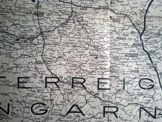 Мапа всіх театрів військових дій Перша світова, вересень 1915  (оригінал) Німеччина Недорого