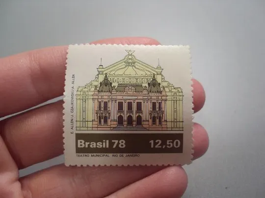 Купити марка Бразилия 1978 театр архитектура негаш №2130
