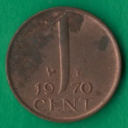 фото, 1 цент 1970 року Нідерланди [М]