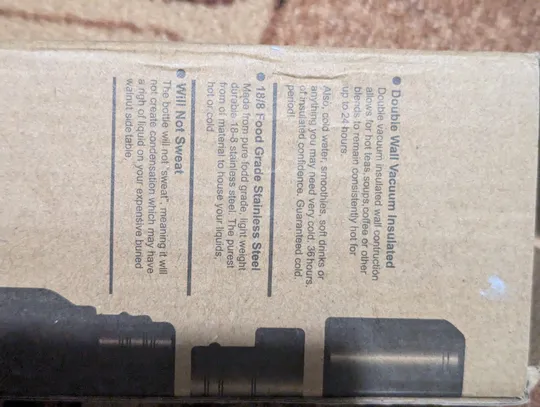 Металевий Термос 500мл 500ml Double Wall термобутилка Продаж