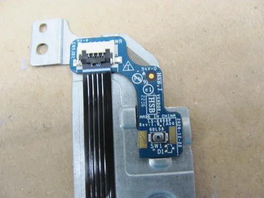 672-14 плата кнопки вкл LS-K668P 0PV319 NBX0002RO00  для Dell Inspiron G15  5520 5521 5525  G16 7620 оригінал З аукціону