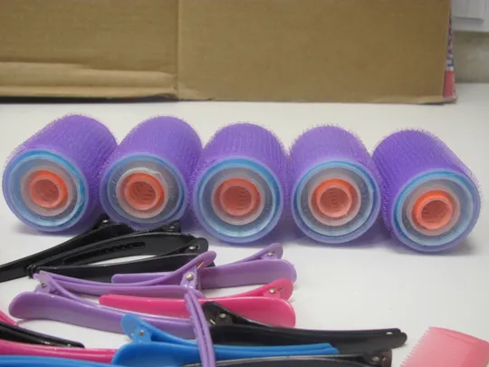 Комплект для завивання волосся Dtnewsun, самоклейні бігуді, затискачі та 2 гребінці (20) Продаж