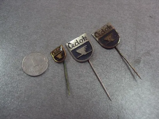 знак фрачник чсср компанич cedok  лот 3 шт №6393 Ціна