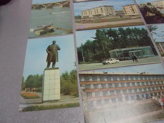 набор открыток бийск 1971 подгорного лот 15 шт №4113 З аукціону