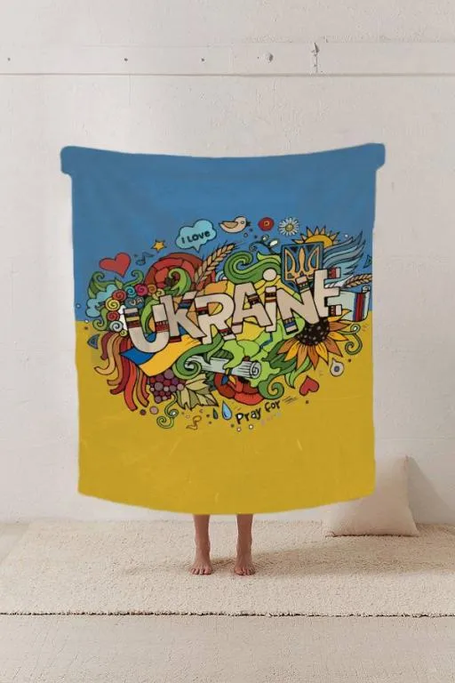 Купити Плед патриотический 3D UKRAINE 20222419_A 12171 160х200 см