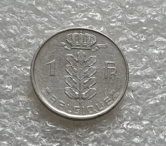 Купити (5608) 1 франк 1955 Бельгія (Бельгия) легенда французькою &#039;BELGIQUE&#039;