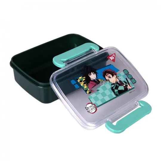 Купити Ланч-бокс YES Demon Slayer 708273 420 мл зеленый