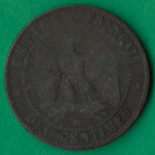 10 сантимів 1853 року B Франція [М] Ціна