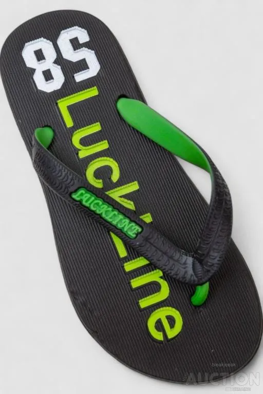 Купити Вьетнамки женские, цвет черно-салатовый, 243R2002L-61