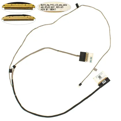 фото, Шлейф матрицы для ноутбука DELL (Inspiron 15 5584 30 , FHD), (450.0fu03.0011 0mw22n 30 FHD)