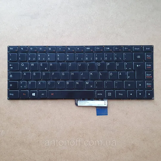 Клавіатура Lenovo Yoga 700-14ISK / PK130YC1A19 MP-12W2 MP-12W26D0J6864 для ноутбука оригінал з розборки Ціна