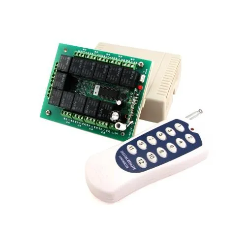 12-канальное беспроводное реле 12В, пульт, Arduino Ціна