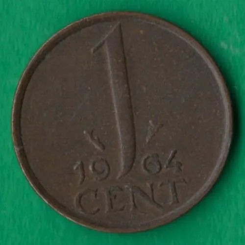1 цент 1964 року Нідерланди [М] Ціна