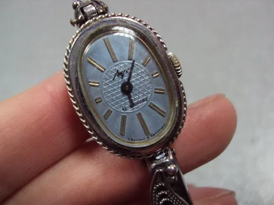 Женские наручные часы Луч 17 камней Беларусь с браслетом длина 17 см №13015 Інтернет-аукціон