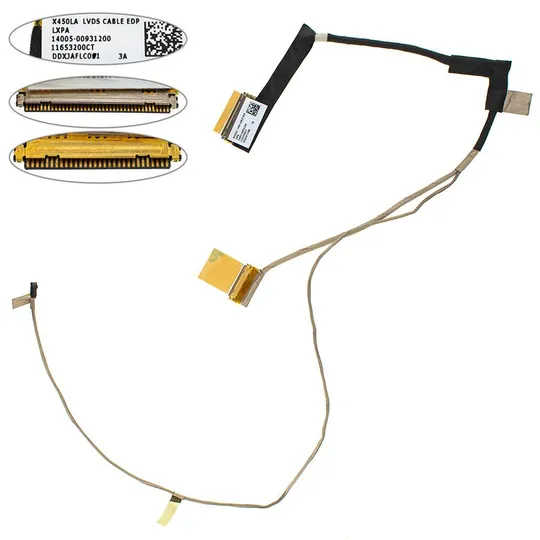Шлейф для ноутбука Asus (X450LA, F450) 30pin LED (DDXJAFLC001) Ціна