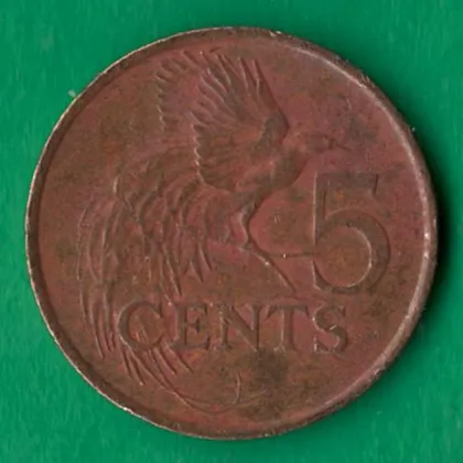 фото, 5 центів 2000 року Тринідад і Тобаго [КВ]