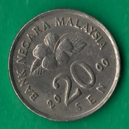 20 сенів 2000 року Малайзія [МШ] Ціна