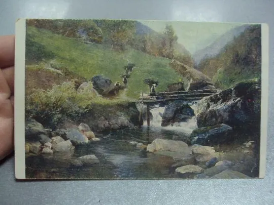 открытка мост через речку чехия №1476 Ціна