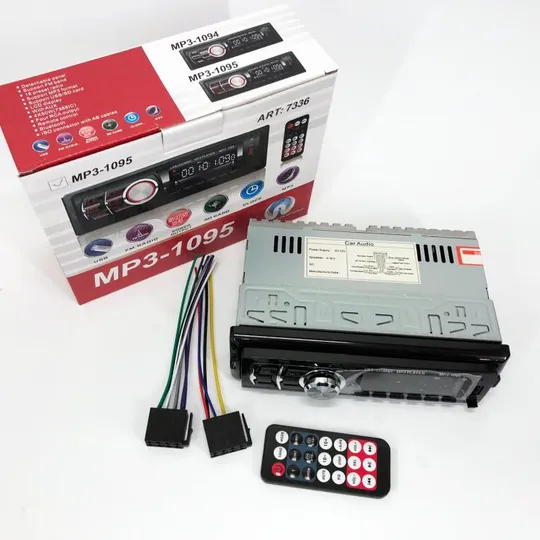 Автомагнитола MP3 1095/7336 BT ISO со съемной панелью 1DIN 4х50Вт, Автомобильная магнитола стерео з Характеристики